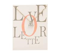Small Necklaces for Women Simple Chain Necklaces Europe And The United States With 26 English Letters Necklac Pendant Chain Necklace Silver Card For Women Cute Necklace Big Pendant (A, One Size)