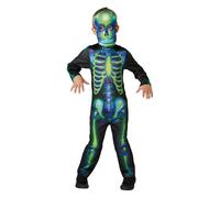 (Small) Neon Skeleton Costume