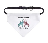 Small 'Never Forget I Love You' Dog/Cat/Pet Bandana (PD00061731)