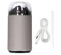 Small Night Light Humidifier 300ml Portable Mist Sprayer 2 in 1 Mini USB Humidifier with Night Light Timing Function for Office Bedroom Car Living Room (Grey)