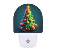 Small Nightlight Cartoon Christmas Tree79618180-007d-11ef-8e6d-d148611795c7 Night Light Plug in Wall with Dusk to Dawn Photocell Sensor Portable Lamp Warm Night Light for Bedroom Living Room Hallway S