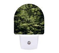Small Nightlight Woodland Camoflage Night Light Plug in Wall with Dusk to Dawn Photocell Sensor Warm White Night Light for Bedroom Living Room Hallway Stairs Portable Lamp