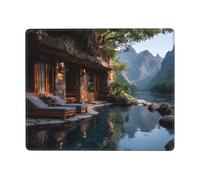 Small Non-Slip Mouse Pad 7x9 Inch Horizontal for Office Game Laptop Computer