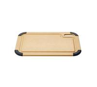 Small Non-Slip Wood Fibre Chopping Board - Knife Friendly Surface Large Juice Groove