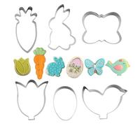 Small , Non-Stick Characters 6 Stainless Steel Easter for Home Kitchen DIY Sweets Chocolate Candy Party