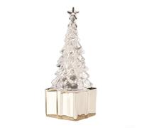 Small Nordic Style Christmas Tree Ornament, Transparent LED Glow In