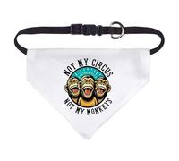 Small 'Not My Circus Not My Monkeys' Dog/Cat/Pet Bandana (PD00065033)