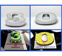 Small Number Three & Zero Birthday Wedding Anniversary Cake Tin - 10” x 8” (3” deep) Each Cake tin