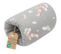 Small nursing pillow Breastfeeding and Nursing Pillow for on the go 20 cm - Nursing arm pillow and positioning pillow Baby arm nursing pillow made of soft cotton Oeko-Tex Rabbit