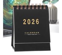 Small Office Calendar 2025-2026 Double Year Agenda, Monthly & Weekly Planner, Home Organization Organization, Practical Table Support, Student Work Accessory, Design