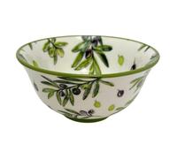 Small Olive Grove Fine China Serving Bowl, 12x6cm Ceramic Snack & Dip Bowl
