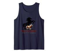 Small on The Outside Big on The Inside Mini Horse Tiny Pony Tank Top