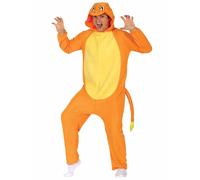 Small orange rodent costume for adults