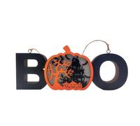 Small Ornaments for Shelves Halloween Wooden ‘’ Letter Light Unique Festive for Home Party Or! Stylish Wooden Ornaments Perfect Halloween Celebrations! Garden Animal (B, 22x9x3)