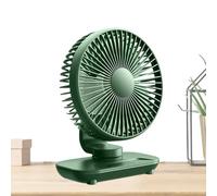 Small Oscillating Fan for Bedroom Adjustable 2000mAh Cordless Portable | Small Oscillating Desk Fan for Home Bedroom Kitchen Office Indoor Outdoor Camping Travel Dorm