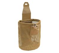 Small Overflow Pocket - Tool Storage Mesh Bag | Hip Net Bag Organization for Cycling Travel Hiking Camping Outdoor Activities, khaki, Se référer au descriptif, Refer to description