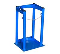 Small Oxygen Tank Rack for 4/5L Oxygen Cylinder,Steel Oxygen Tank Stand for Hospital Laboratory Home CDC(22x20x39cm/8.7x7.9x15.4in)