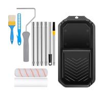 Small Paint Roller Set with Caved in Edges Foam Sturdy for Wall Cabinets and Touches Up Project Supplies Professional Paint Brushes
