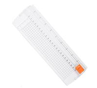Small Paper Cutter for Cardstock, Mini Paper Trimmer with Foldable Ruler, Portable Guillotine Paper Cutter for Craft A4 A5 Photo Label Card Scrapbook Cutting Tools