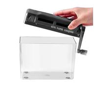 Small Paper Shredder | Desktop Shredder Paper Cutter for Document,Personal Desktop Cutting Tool for Document Notes Receipts Bills Credit Card Handling Security Students Teachers Adults