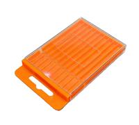 Small Parts - Drill | Storage Box for Telescopic | 10-Piece Set for Twist Drill Bits and Tapping Accessories, Heavy Duty Protective Container, Organization T