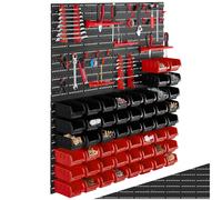 Small parts organiser with 28 stacking boxes and tool holders