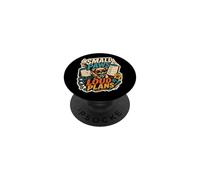 Small Paws Loud Plans Dog Owner Humor PopSockets Adhesive PopGrip