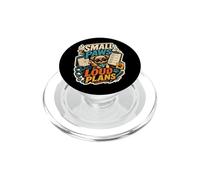 Small Paws Loud Plans Dog Owner Humor PopSockets PopGrip for MagSafe