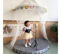 Small Performance Stage Deck for Kids, Speeches/Singings Portable Stage, Events Platform with Carpet, Drum Riser Show Stage Platform Module(H15cm(5 7/8"),Dia 120cm (47 1/4"))