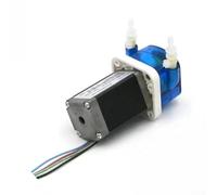 Small peristaltic pump 12V 24V with quiet plastic gear drive designed for large sweepers offering reliable fluid transfer at 100ml/min and 65ml/min flow capacities (HBB10-12V)