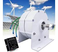 Small Permanent Magnet Generator AC Alternator for DIY Wind Turbine, High Power 12000W, Multi-Voltage 12V/24V/48V/120V/220V, Ideal for Renewable Energy Projects