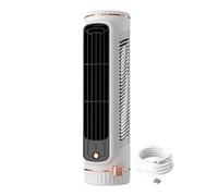 Small Personal Air Conditioning - USB Air Cooling Fan, 3 Speed Autoscillating Unit, Portable Compact Cooler for Bedroom Offices, Desk Car, Small Room Air Conditioning for Fr