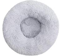 Small Pet Bed Cat Sofa Cushion Fluffy Waterproof Bottom for Cats Dogs (Light Gray for 4KG)