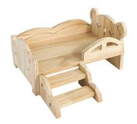 Small Pet Bed Toy For Hamster Cage Platform Resting Bed Wood Climb Toy GuineaPigs Platform For Small Animals Animals
