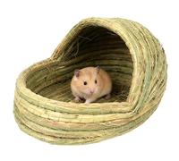 Small Pet Beds | Woven Straw in Slip-Shaped - Kennel for Small Pets | For Small Chickens Cage Chicken Coop Farm Breeding and Resting