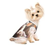 Small Pet Breathable Sleeveless Cute Young Pig Print T-Shirt - Small Medium Cats & Dogs, Chihuahua, Yorkie, Dachshund