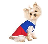 Small Pet Breathable Sleeveless Philippine Flag Print T-Shirt - Small Medium Cats & Dogs, Chihuahua, Yorkie, Dachshund