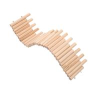 Small Pet Cage Ornament Hamster Ladder Wooden Fence | Rosewood Hamster, Indoor Exercise and Climb Accessory, Chewable Wood for Hamster or Hedgehog Habitats