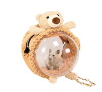Small Pet Carrier Bag - Handheld Travel Cradle, Warm Plush Interior, Foldable Portable Design, Compact Pet Carry Pouch | for Hamster Hedgehog Chinchilla Squirrel Guinea Pig Outdoor Adventure Use
