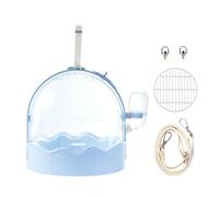 Small Pet Carrier Cage Portable Parrot Carrier Cage Outdoor Traveling Bird With 60ml Water Bottle& Station Frame Bird Travel With Station Frame Travel Cockatiel