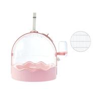 Small Pet Carrier Cage Portable Parrot Carrier Cage Outdoor Traveling Bird With 60ml Water Bottle& Station Frame Bird Travel With Station Frame Travel Cockatiel