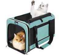 Small Pet Carrier Cage Softshell Pet Taxi Carrying Bag over 25lbs Top Loader Travel Kennel(A)