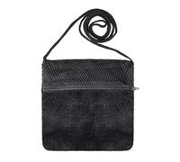 Small Pet Carrier, Compact Habitat for Safe Transport, Ventilated Mesh Window with Adjustable Shoulder Strap, Travel Bag for Hamsters and Squirrels, Charcoal Grey Canvas, Hiking and Camping