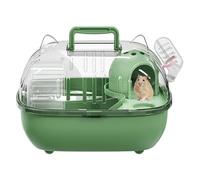 Small Pet Carrier - Exit Cage with Transparent Cover 0.83x8.66x7.87 Inch | Hamster Travel Cage For Rabbits, Rodents, Lizards, Transport, Short Travel, Excu