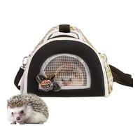 Small Pet Carrier - Travel Hamster Bag, Portable Animal Pouch, Breathable Rabbit Stand | Lightweight Side Aircraft Carrier Design, Comfortable Space Storage Tote