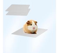 Small Pet Cooling Mat, Bite-Resistant Aluminum Cooling Pad for Rabbits Hamsters Guinea Pigs, Summer Ice Bed Small Animal Cool Mat, Safe Lightweight Design with Smooth Edges (12x8cm, count, 1)