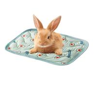 Small Pet Cooling Mat - Washable Small Animals Summer Sleeping Bed, Passive Heat Dissipation Bunny Hutch Pad, Breathable Guinea Pig Chinchilla Cage Liner, Travel Carrier Mat | For Smal Pet Ow