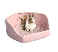 Small Pet Corner Toilet, Pet Bunny Toilet Small Animal Corner Pan, Indoor Litter Pan Removable Wire Animal Potty Trainer for Bunny, Chinchilla