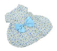 Small Pet Dr Small Pet Skirt Puppy Prinr Puppy Cute Skirt Dog Apparel Clothes, Dr Cute Breathable Soft Er Pattern Princ with Bowknot for Ye XS (L)