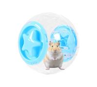 Small Pet Hamster Ball - Clear Ball Hamster Running Wheel Toy,Animal Cage Accessories Silent Daily Fitness Entertainment Activity for Small and Medium Pets